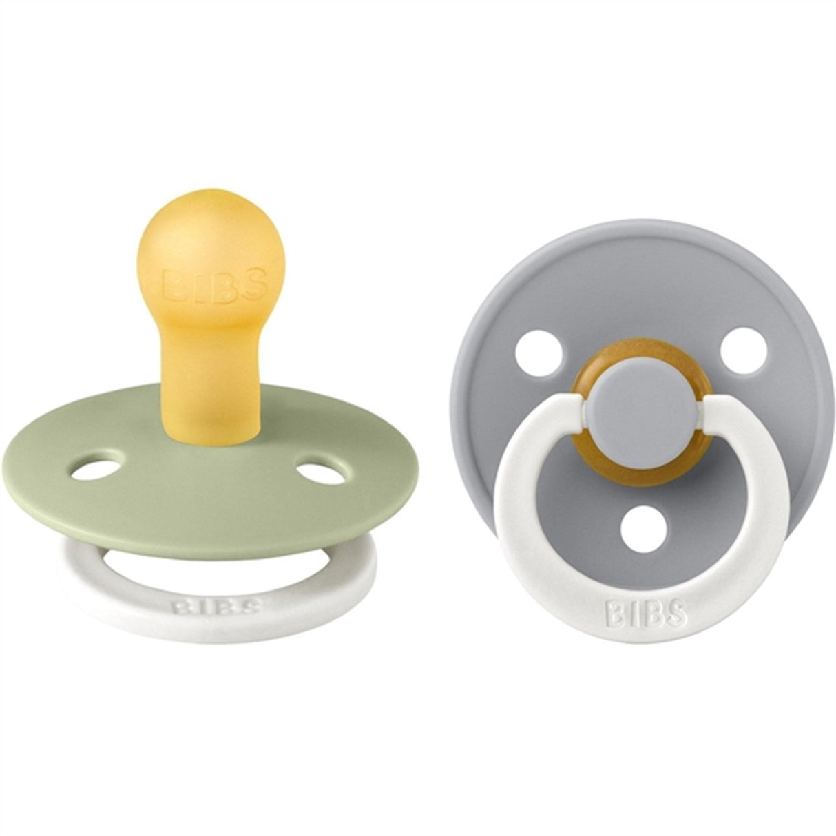 Bibs Colour Latex Sutter Glow 2-pak Sage Glow/Cloud Glow