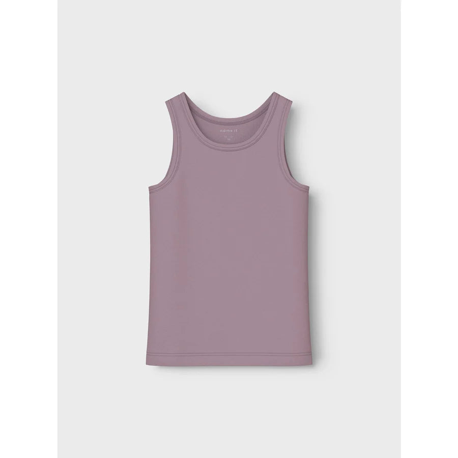 Name It - Name It Barely Pink Tank Top 2-pak Barely Pink Bow Noos