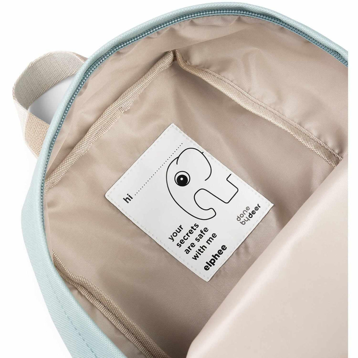 DonebyDeer Blå Kanvas Børnerygsæk Elphee