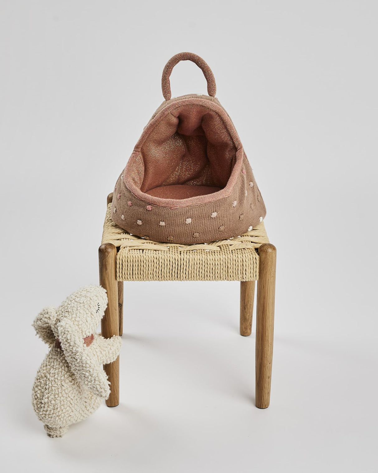 Smallstuff Kaninhule med bouclé kanin