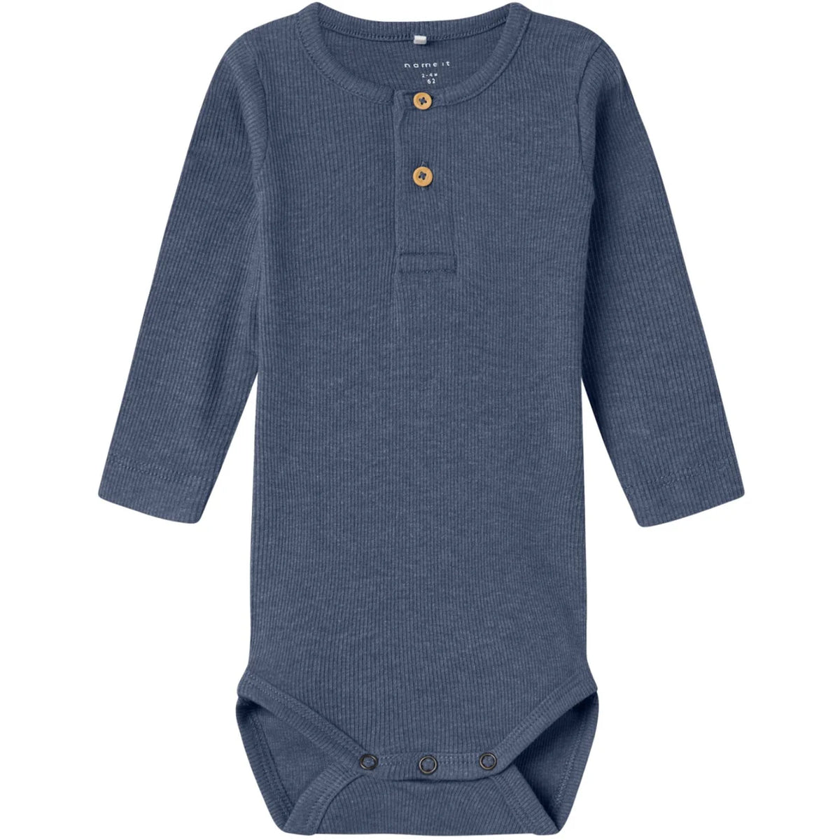 Name It Vintage Indigo Melange Nbmkab Ls Body Noos