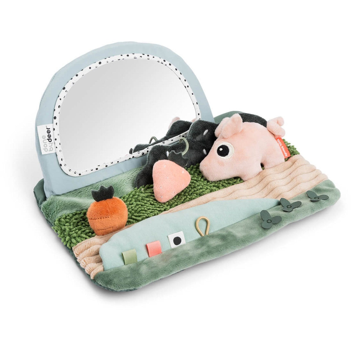 DonebyDeer Farvemix Tummy time sensorisk Spejl Tiny farm