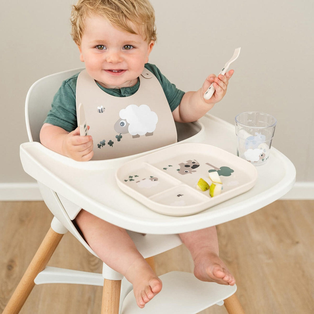 DonebyDeer Sand Foodie inddelt Tallerken Tiny farm