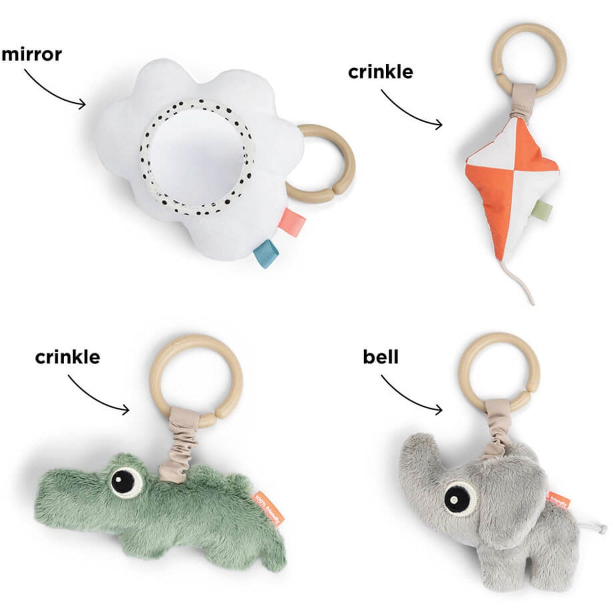 DonebyDeer Blå Aktivitets Legetæppe Playground Blå