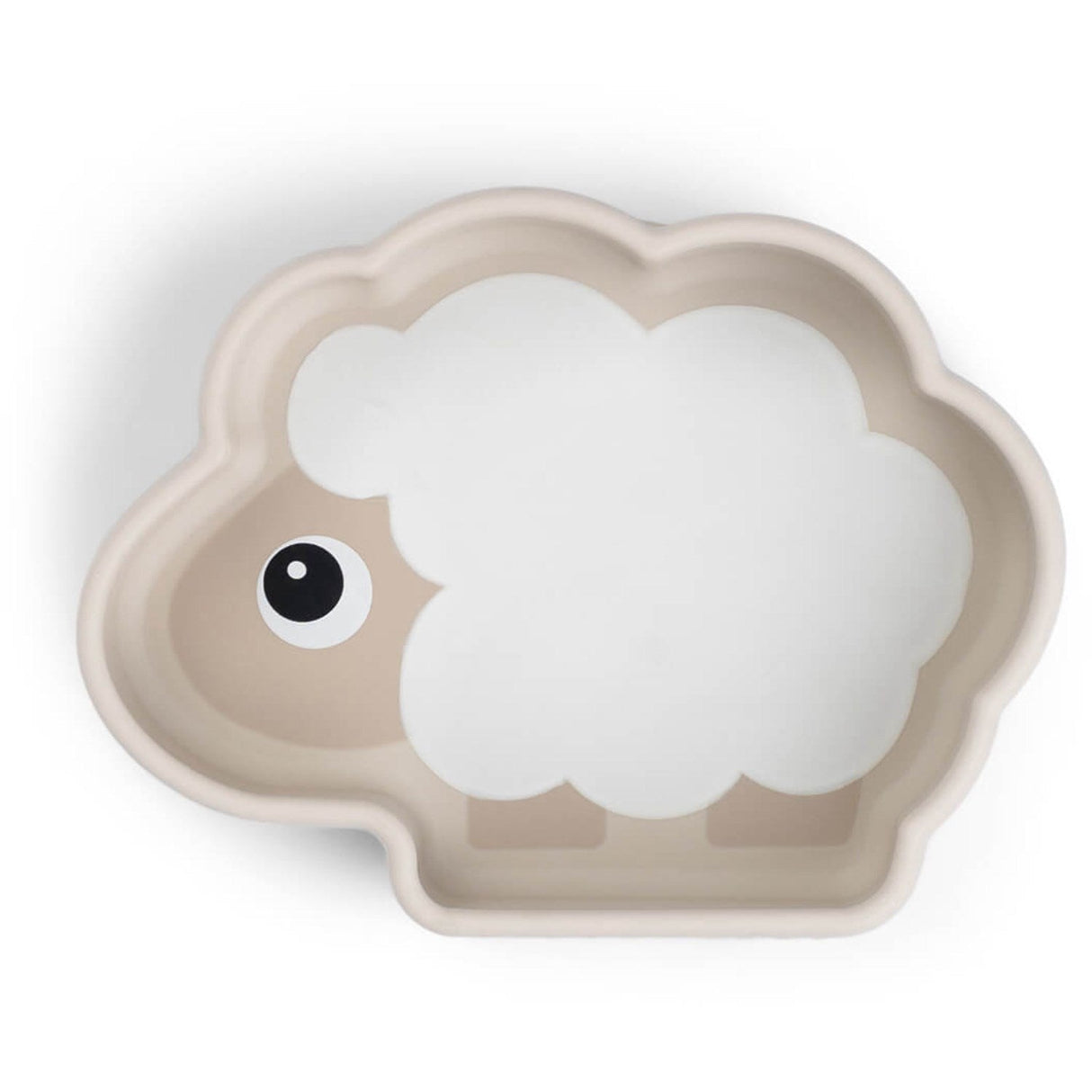 DonebyDeer Sand Silikone Stick & Stay Skål Sheepy