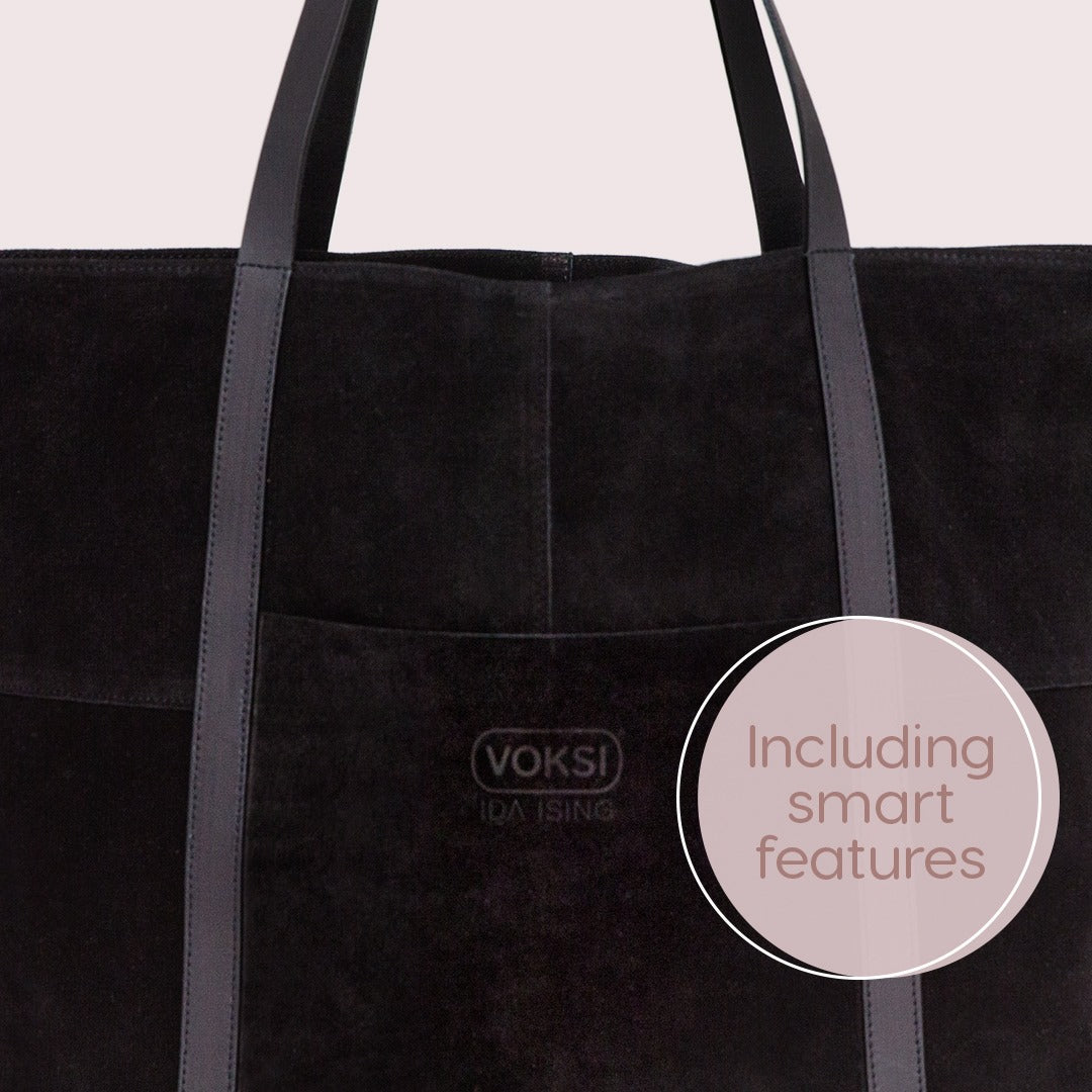 Voksi Ida Ising Læder pusletaske