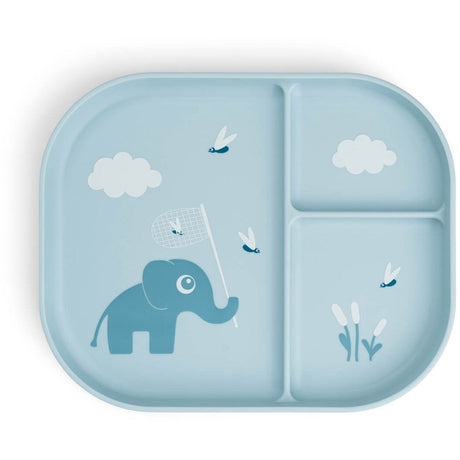 DonebyDeer Blå Foodie inddelt Tallerken Elphee