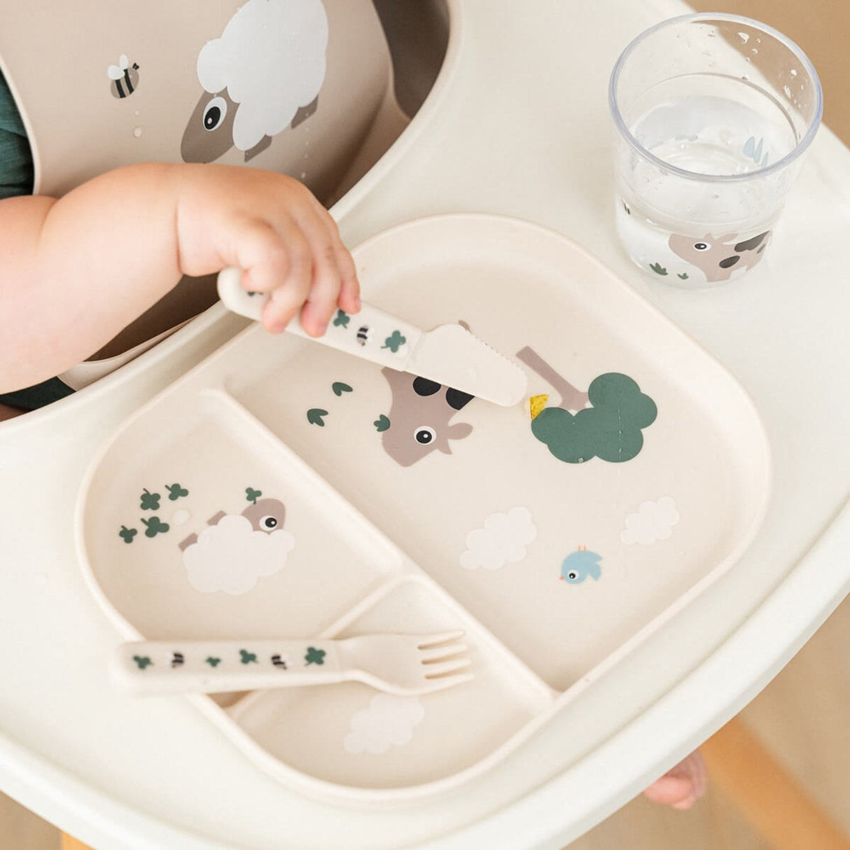 DonebyDeer Sand Foodie Bestiksæt Tiny farm