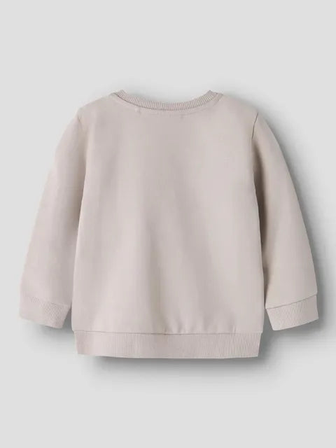 Name It - nbnoperry ls light sweat unb chateau gray "45"