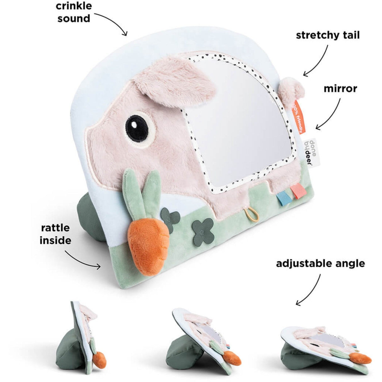 DonebyDeer Farvemix Aktivitets gulvspejl Pigee