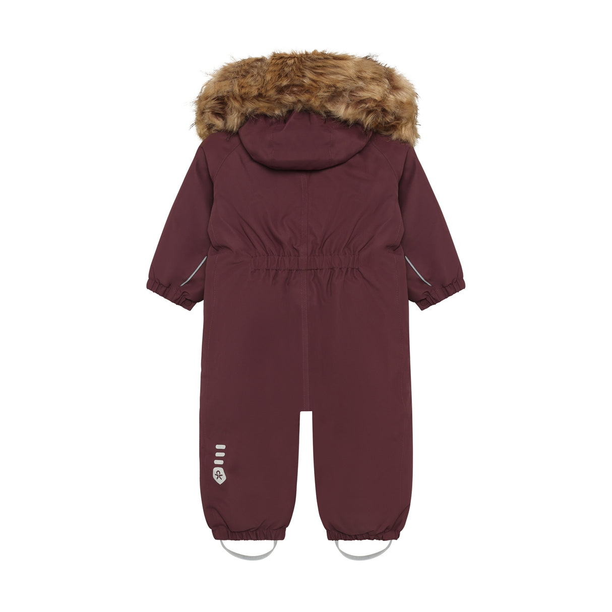 Color Kids Babyflyverdragt med kunstig pelskrave - Catawba Grape