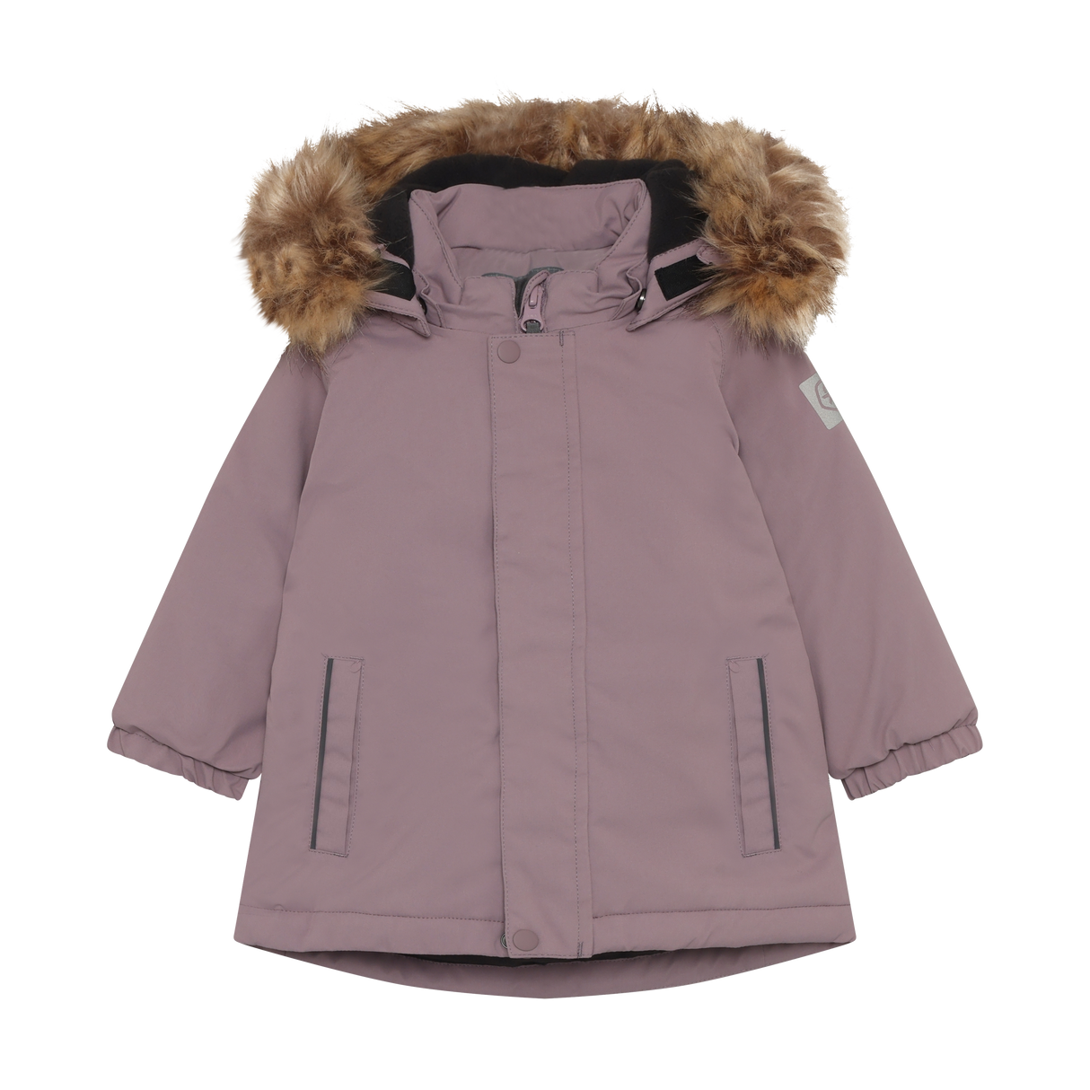 Baby Parka W. Fake Fur - Toadstool