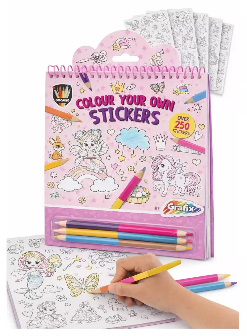 colour your own stickers
