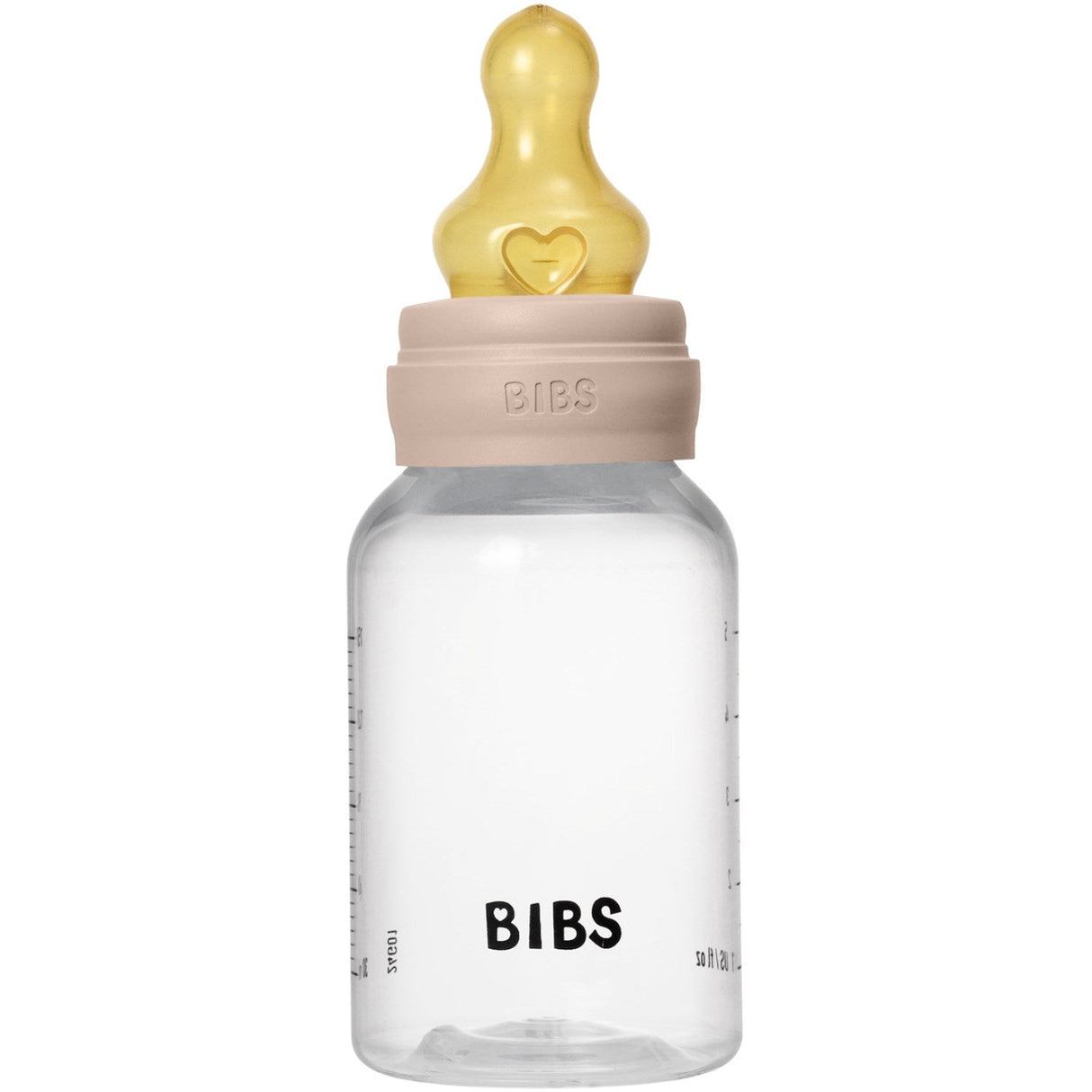 Bibs Blush Baby Flaske Round Latex 1 Pack 150 ml Slow Flow