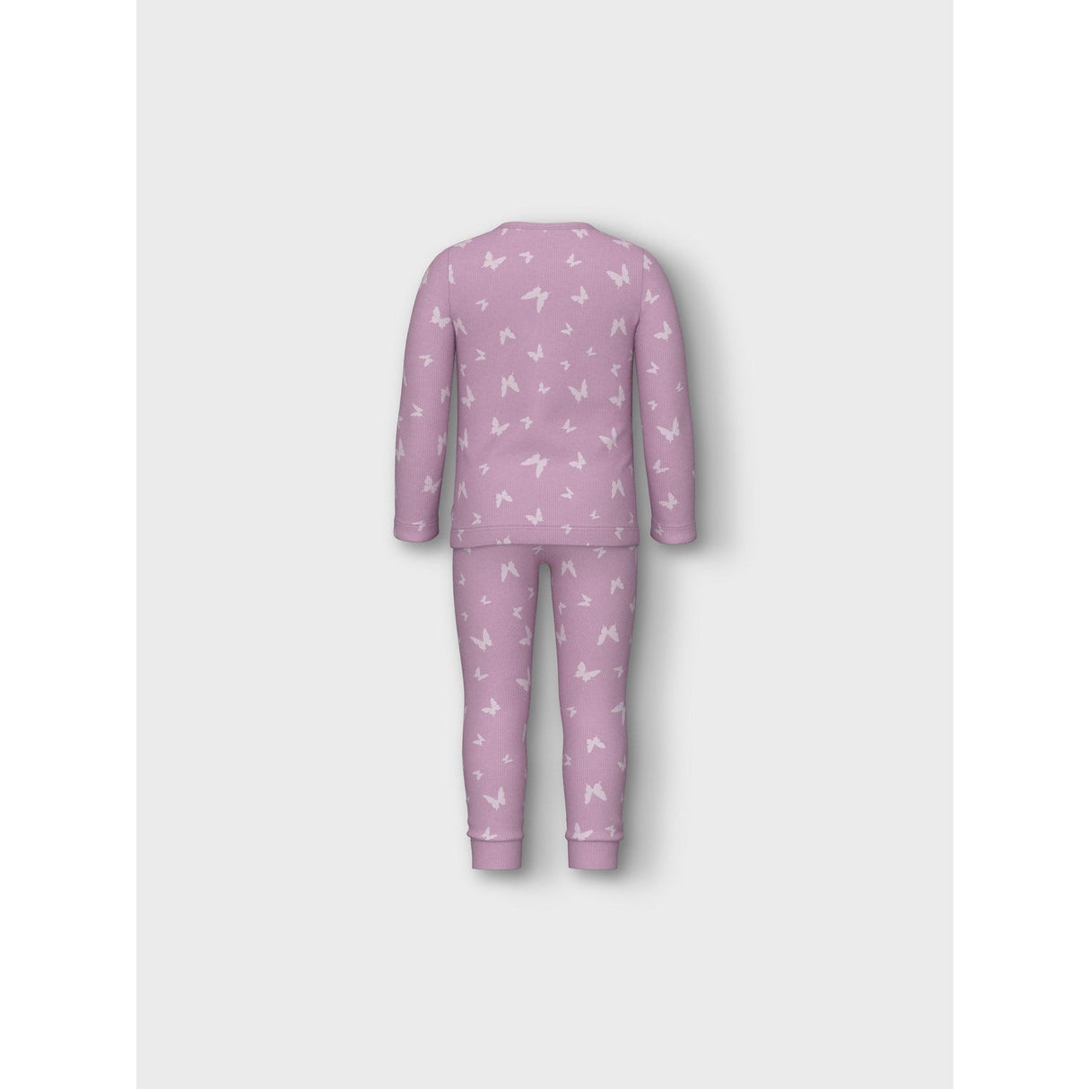 Name It Pink Lavender Pyjamas Pink Butterfly Rib Noos