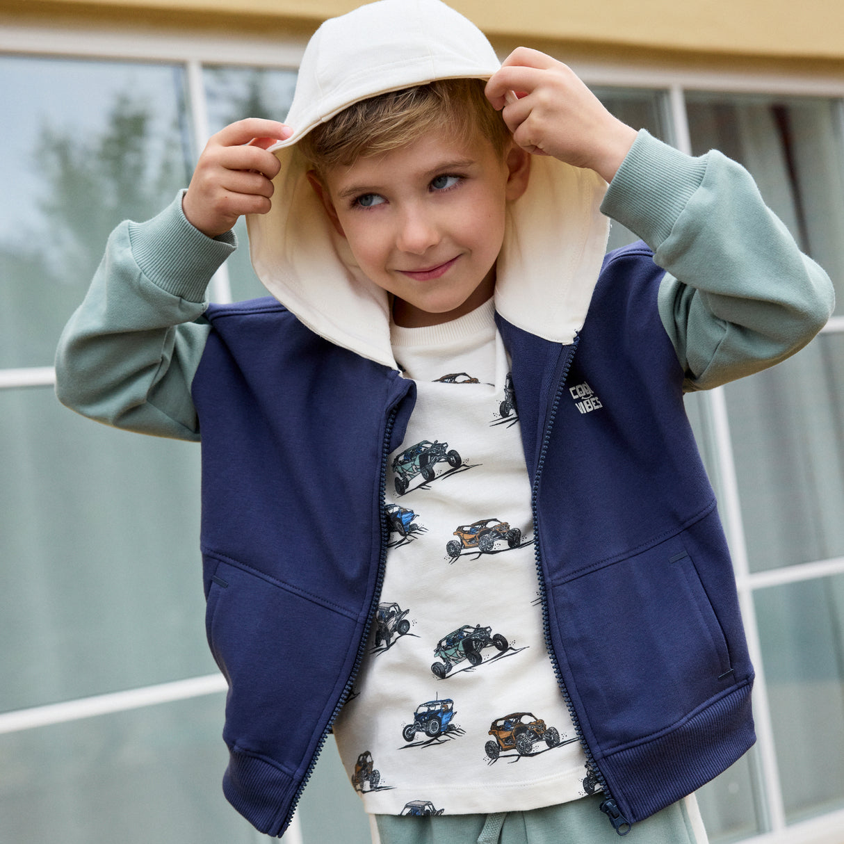 Minymo T-shirt med biler 134202