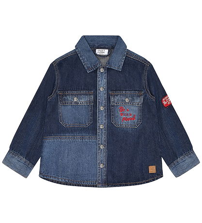 Hust and Claire Denimskjorte - Ravn - Dark blue denim 11551