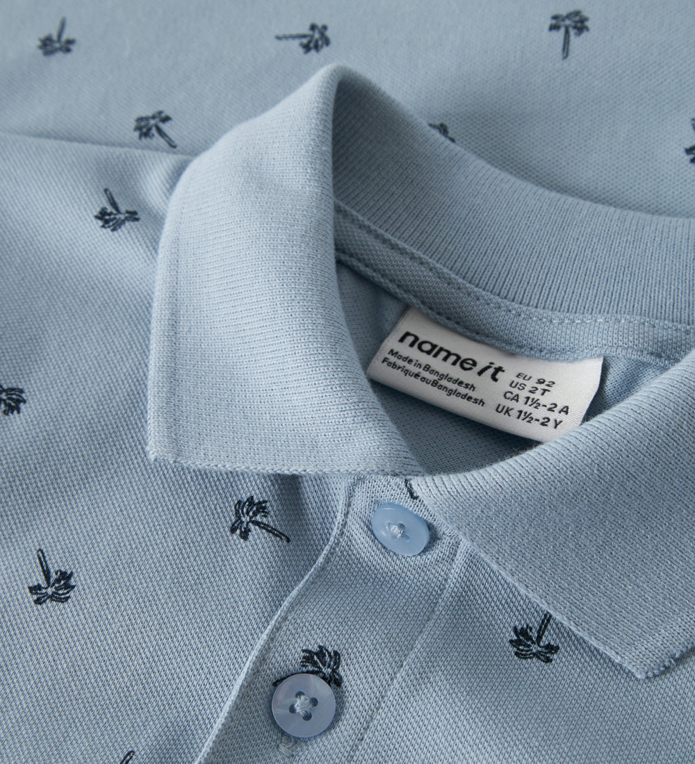Name It blue fog Palm Nmmvolo Ss Nreg Polo "138"