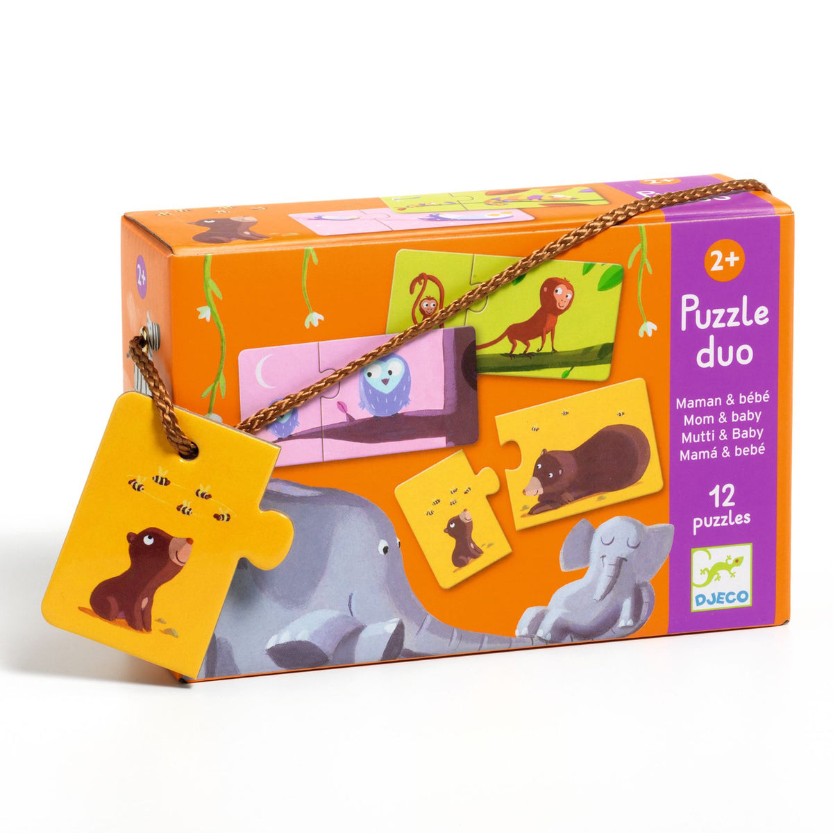 Djeco Puzzle duo, mor og barn.