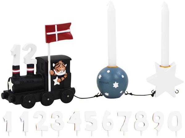 Kids by Friis Tvillingen Fødselsdagstog M. Planet Og Stjerne