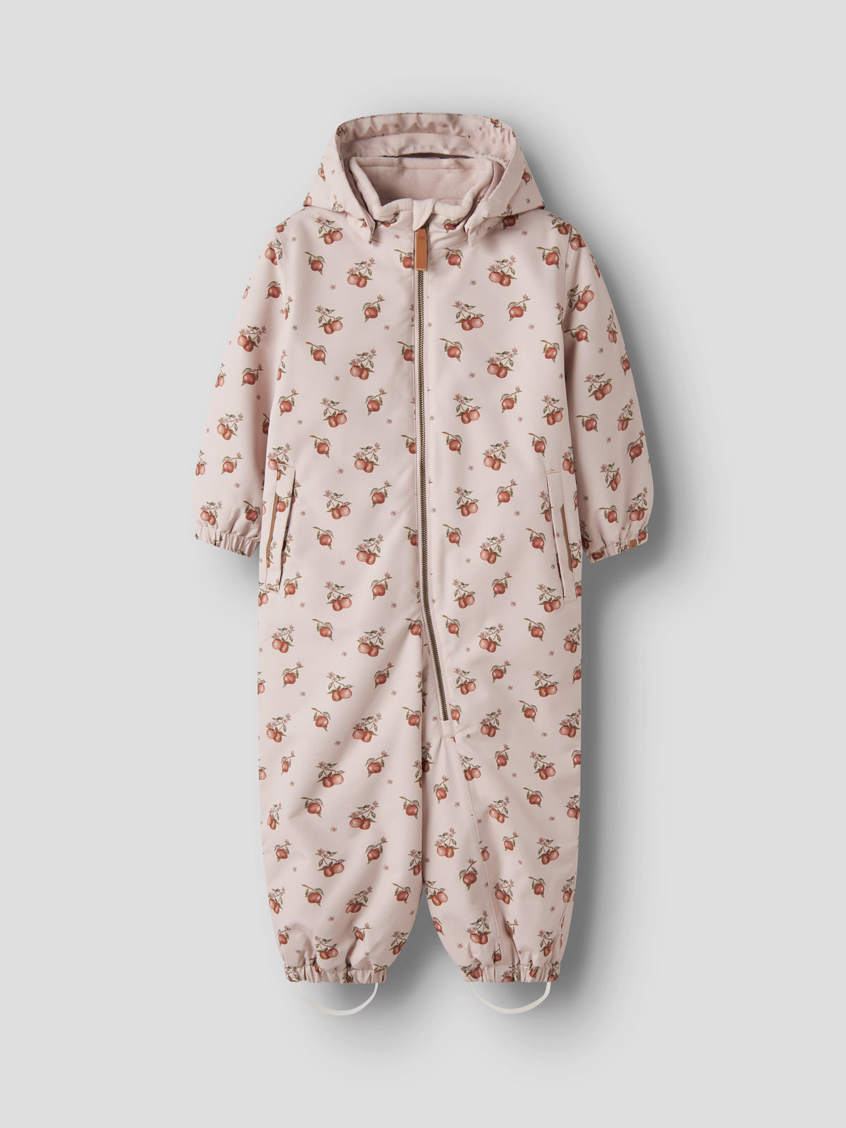 NMFLASNOW10 SNOWSUIT AOP FO LIL - Hushed Violet APPLES