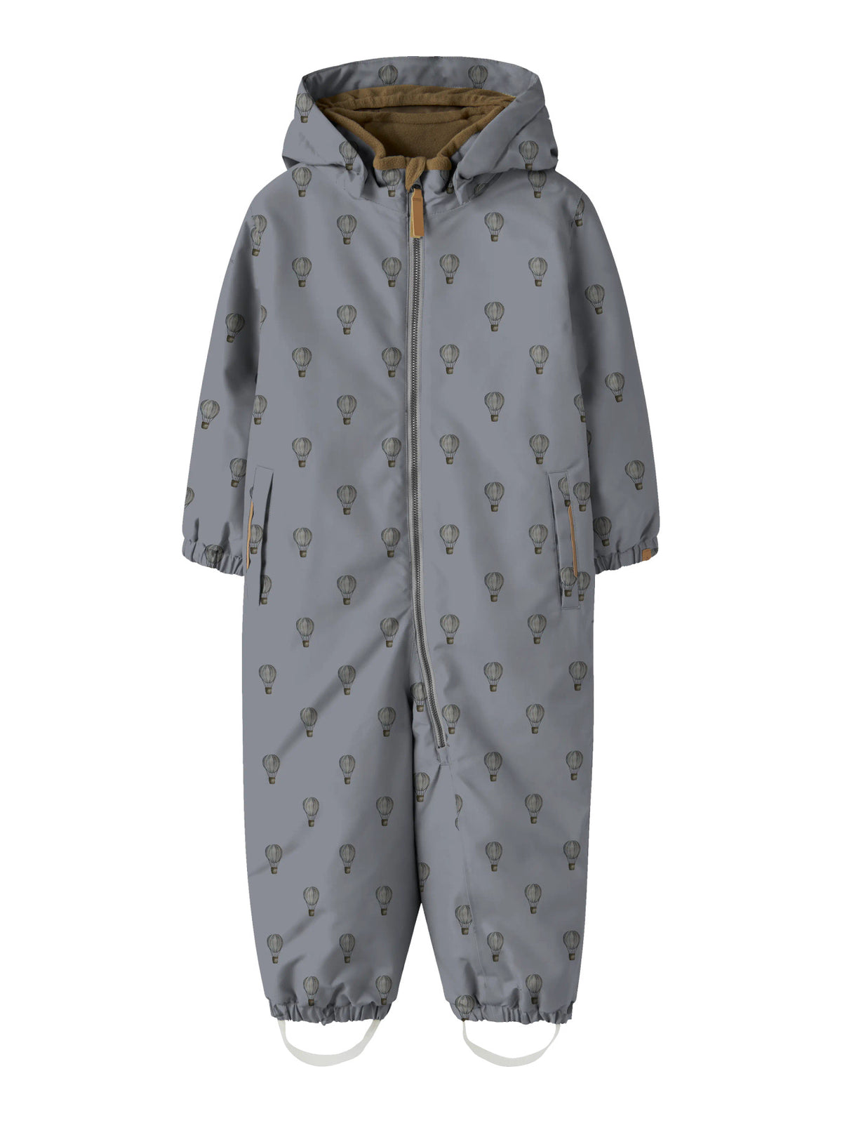 NMMLASNOW10 SNOWSUIT AOP FO LIL - Sleet AIR BALLOONS