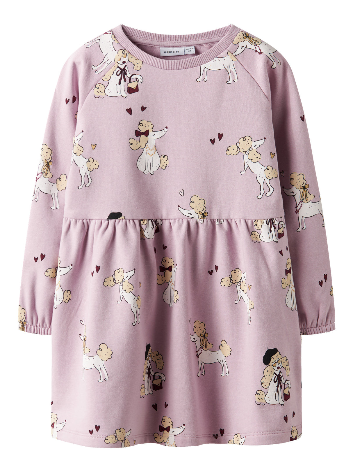 NMFROGIA LS SWEAT DRESS BRU - Keepsake Lilac