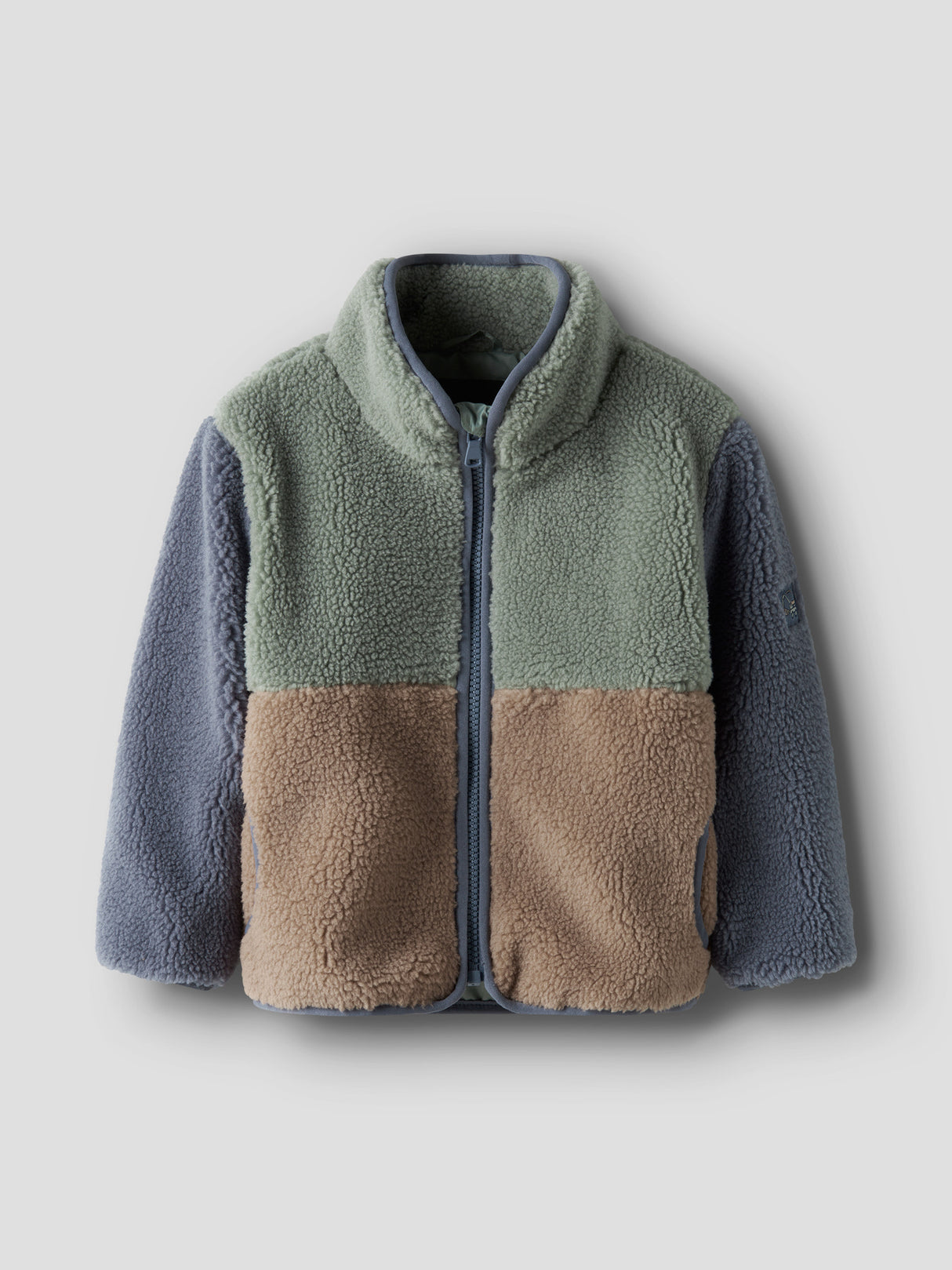 Name it teddyjakke - NMMMIMBA SHERPA JACKET - Chinois Green