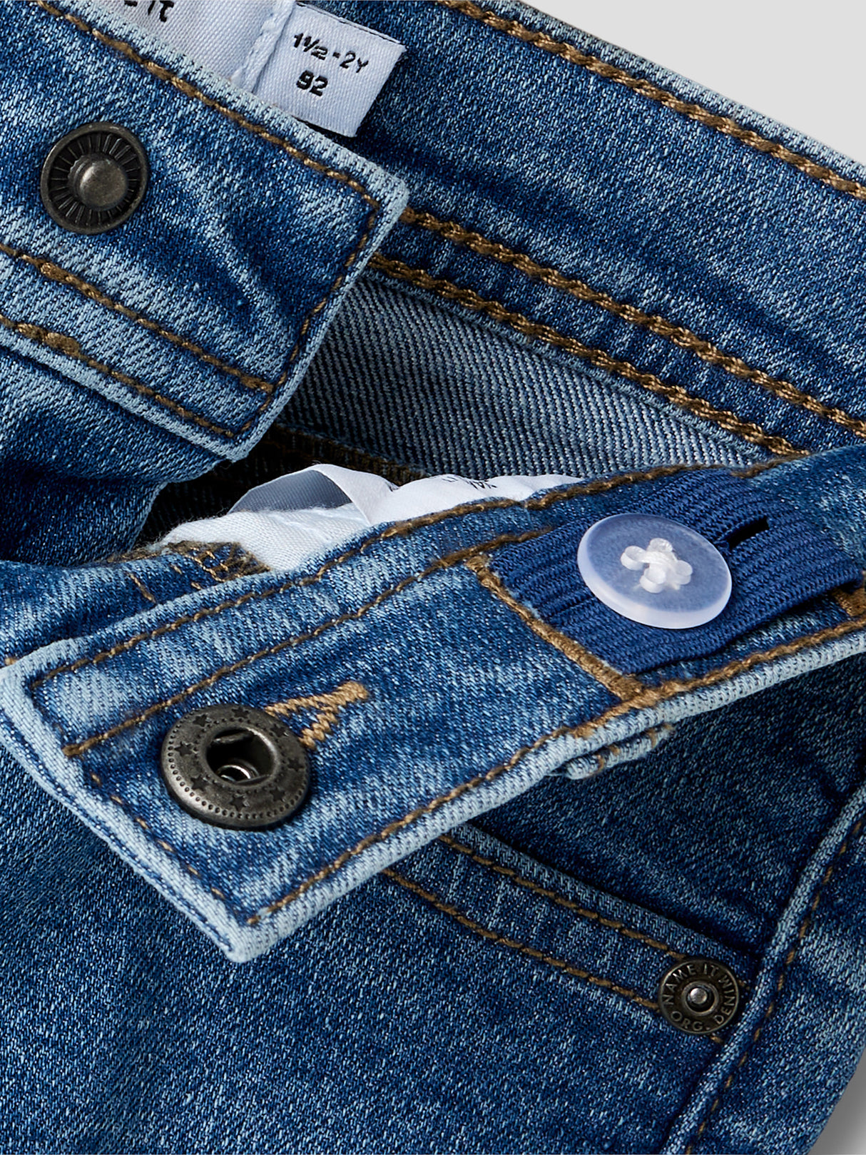 NMMSILAS SLIM JEANS 1061-DT TB - Medium Blue Denim