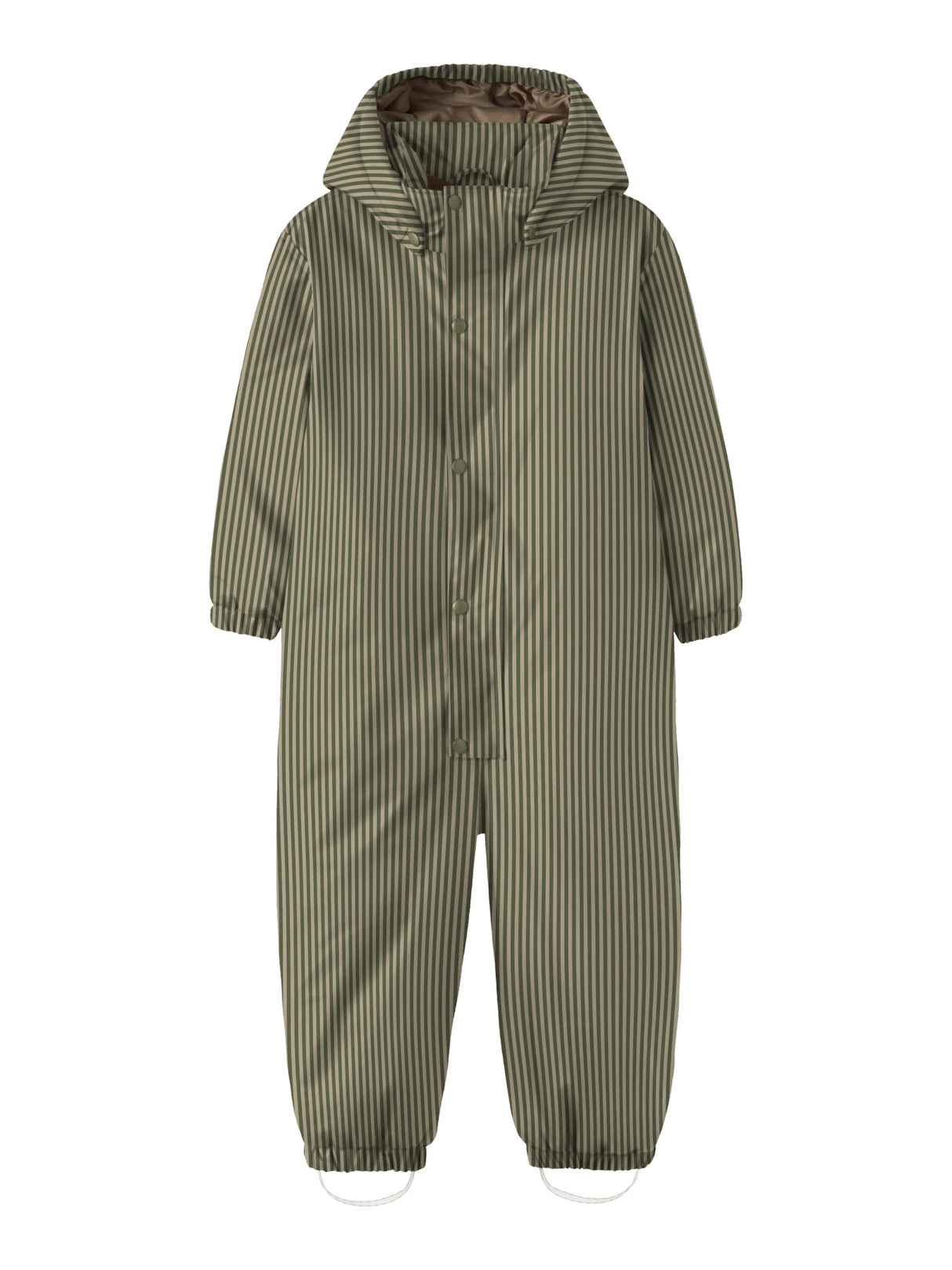 NMMLADRY10 PAD SNOWSUIT AOP FO LIL - Twill STRIPES