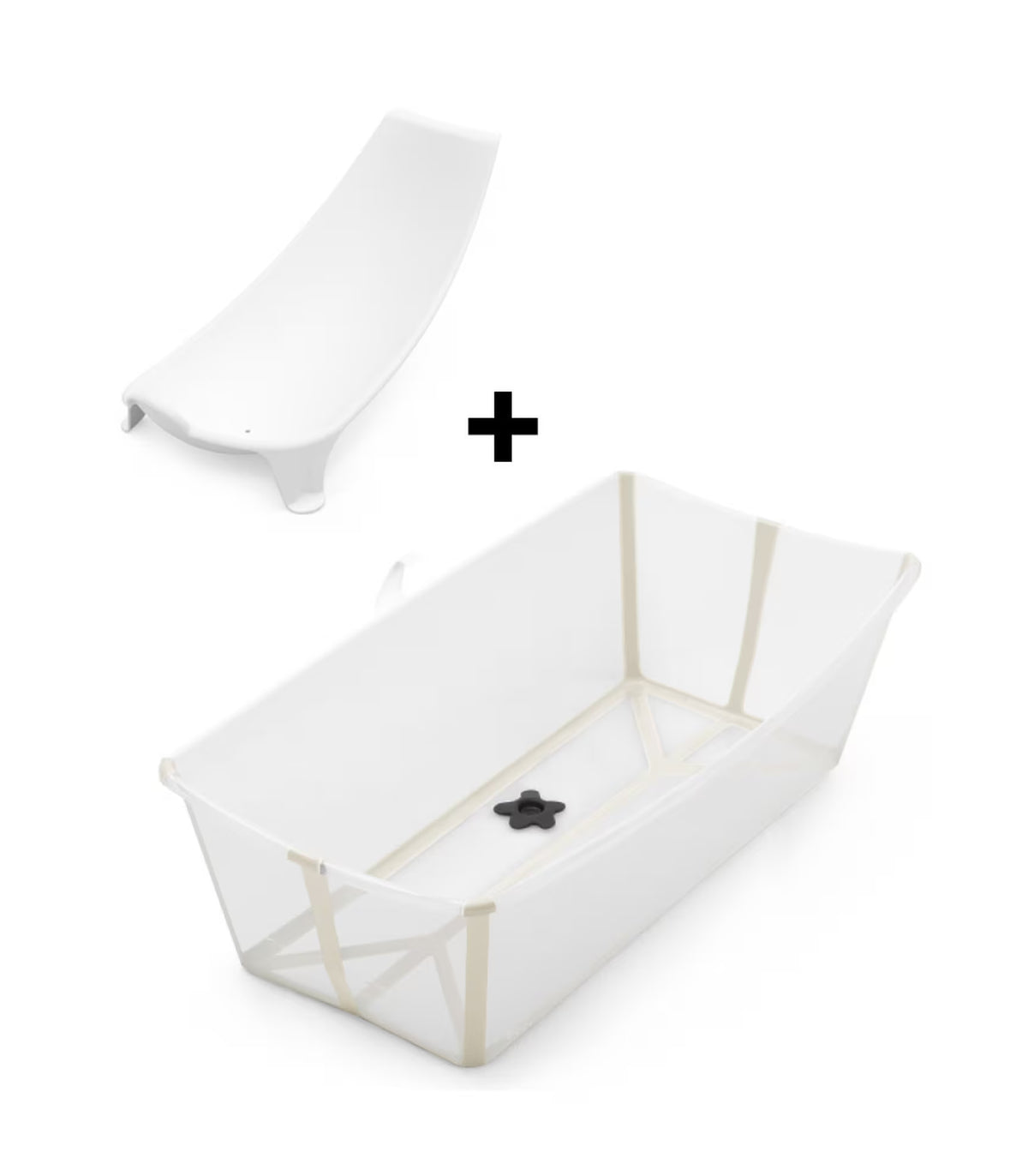 Stokke® Sandy Beige Flexi Bath® X-Large + Newborn Sæt Bundle