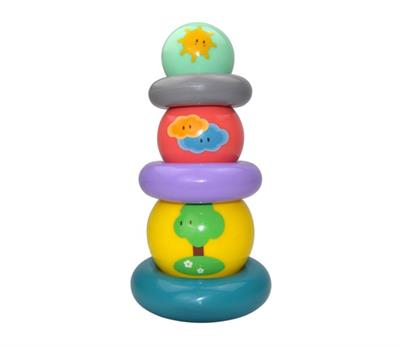 happy baby stacked ball tower