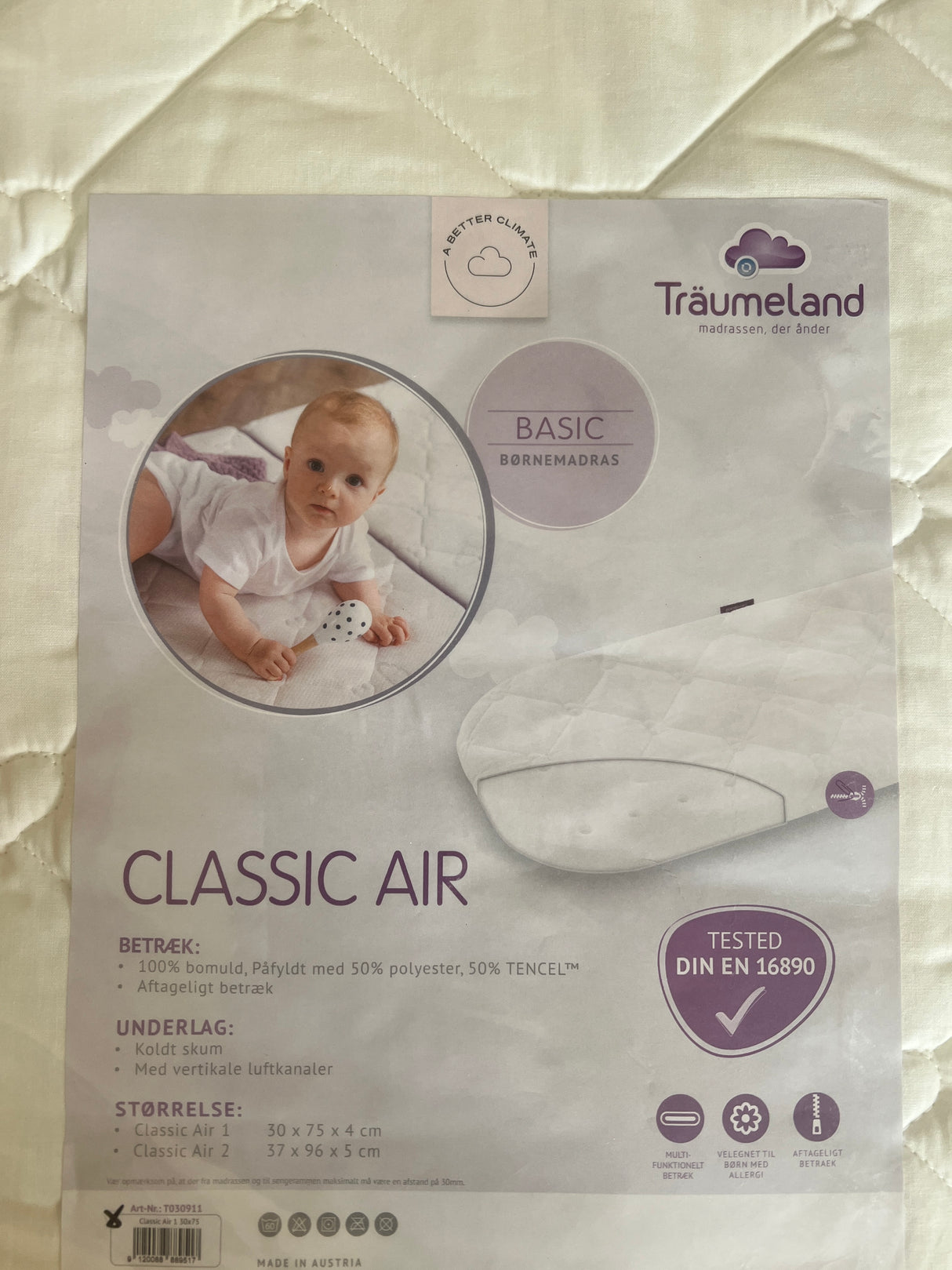 Träumeland Lift Madras (Classic Air) 30x75 cm