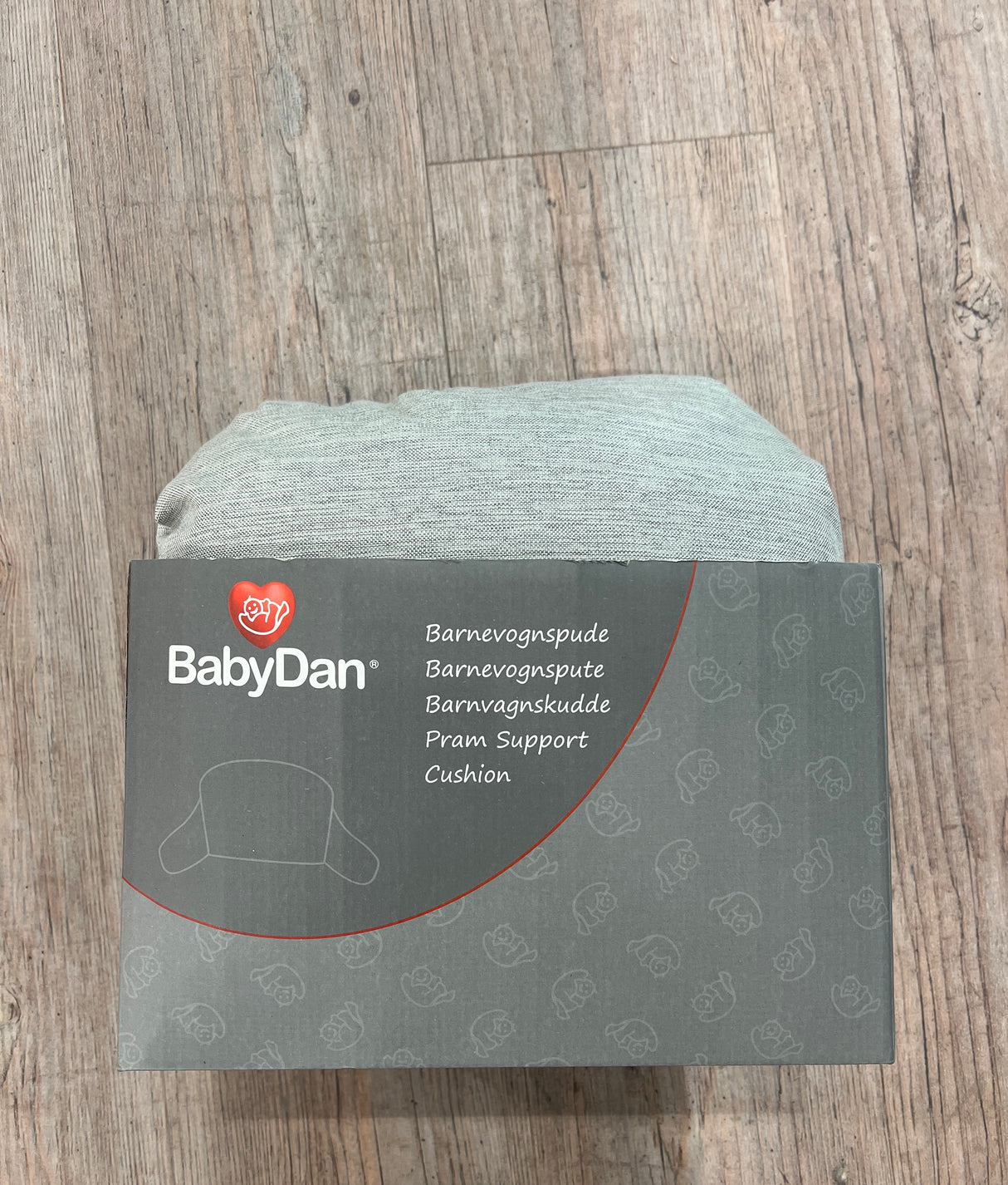 Babydan Barnevognspude Grå