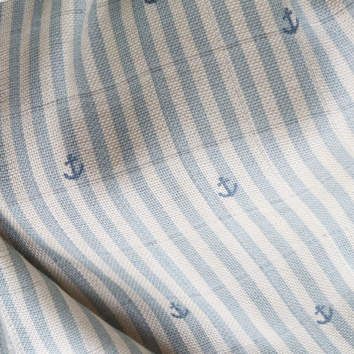 Nuuroo 2pk muslin stofbleer - Stripe anchor