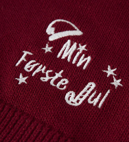 name it nbnrixmasine knit hat red dahlia hat