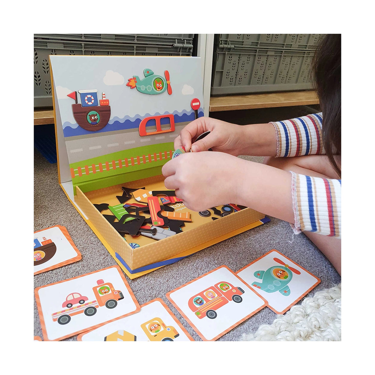 mierEdu - Magnetisk legesæt - Transportmidler