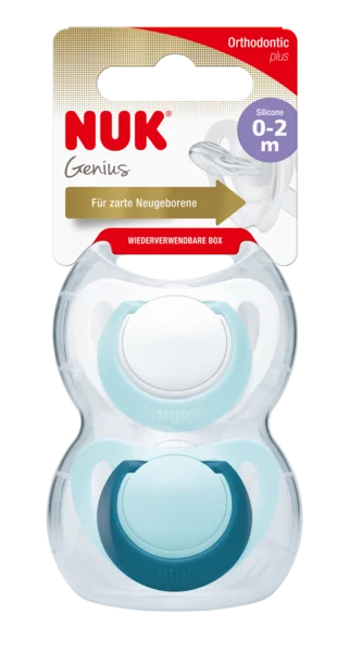Nuk Genius 2-pak sutter (0-2m)
