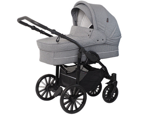 Basson Nordic Lux barnevogn - Grey Melange
