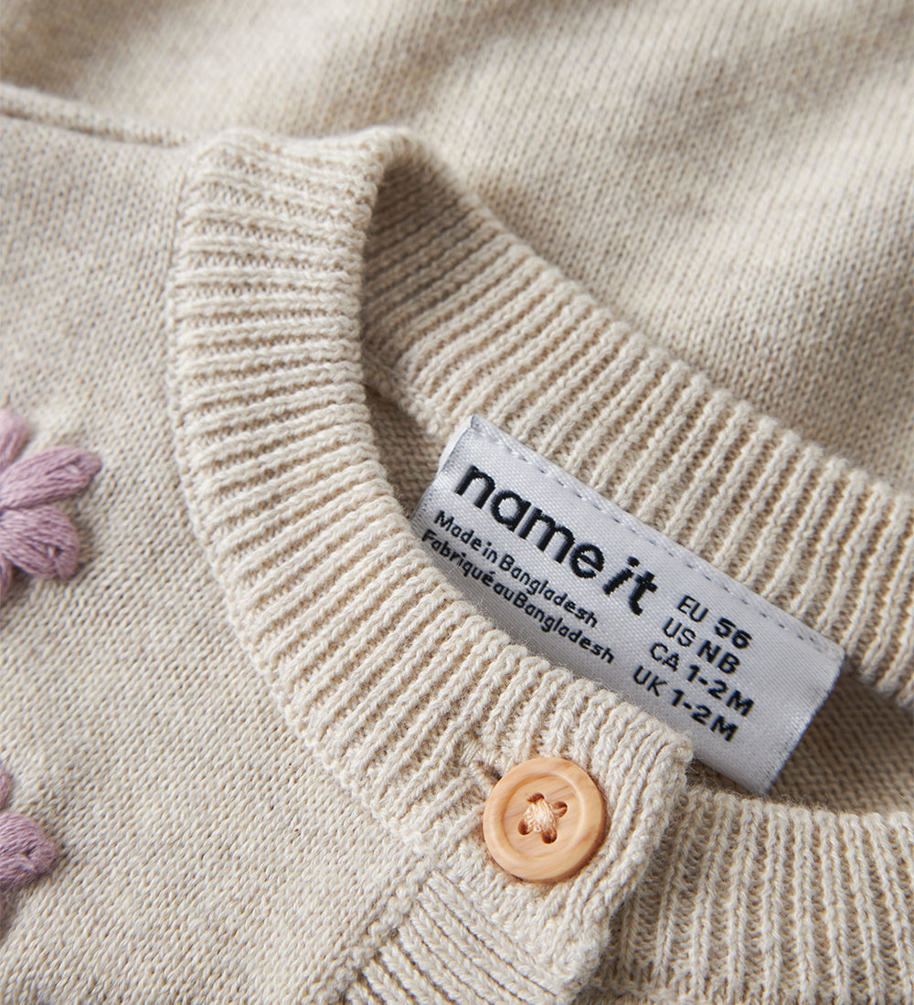 name it nbfrucca ls knit card peyote melange
