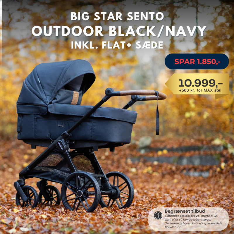 Emmaljunga Big Star Sento Inkl. Flat+ sæde (kampagne)