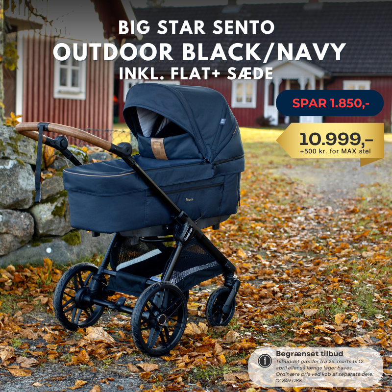 Emmaljunga Big Star Sento Inkl. Flat+ sæde (kampagne)