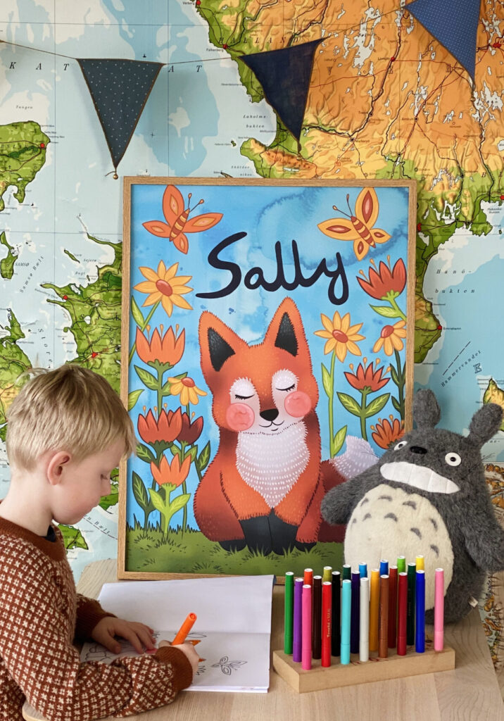Tjugga Plakat - 50 x 70cm - Sally