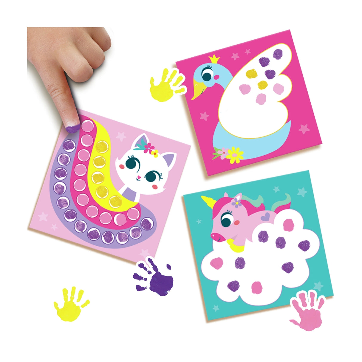 SES Creative - Min første - Fingermaling - Fantasi figurer