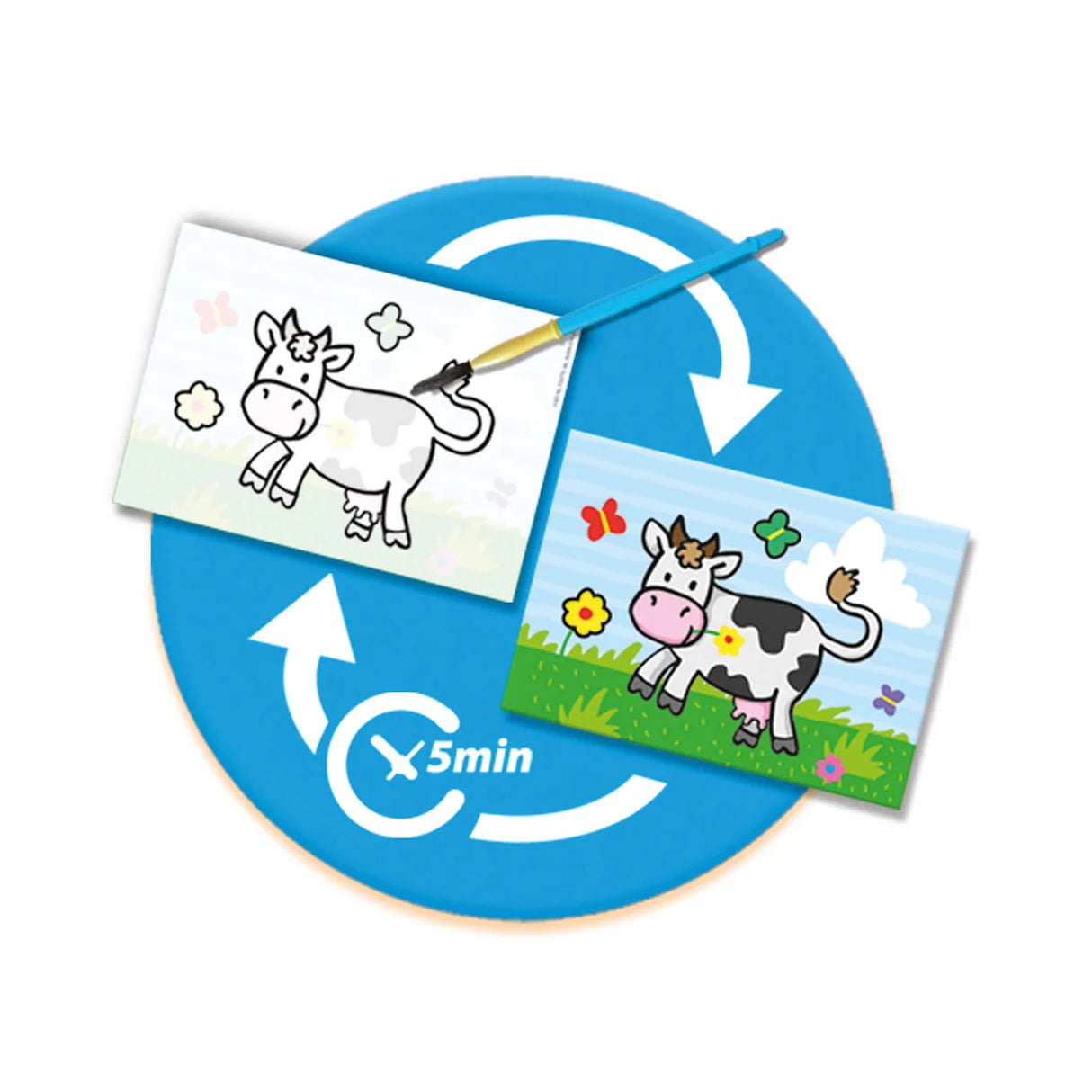 SES Creative - My first - Farv med vand - Gårdens dyr