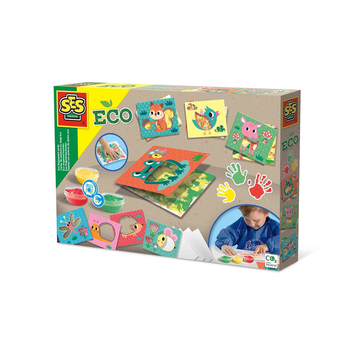 SES Creative - Fingermaling på kort