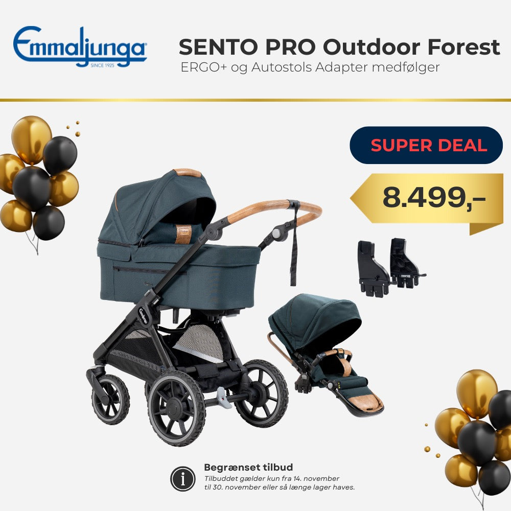 Emmaljunga Sento Pro Ergo+ Outdoor Forest (SUPER DEAL)