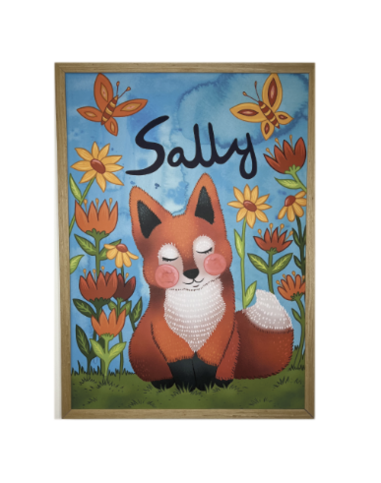 Tjugga Plakat - 50 x 70cm - Sally
