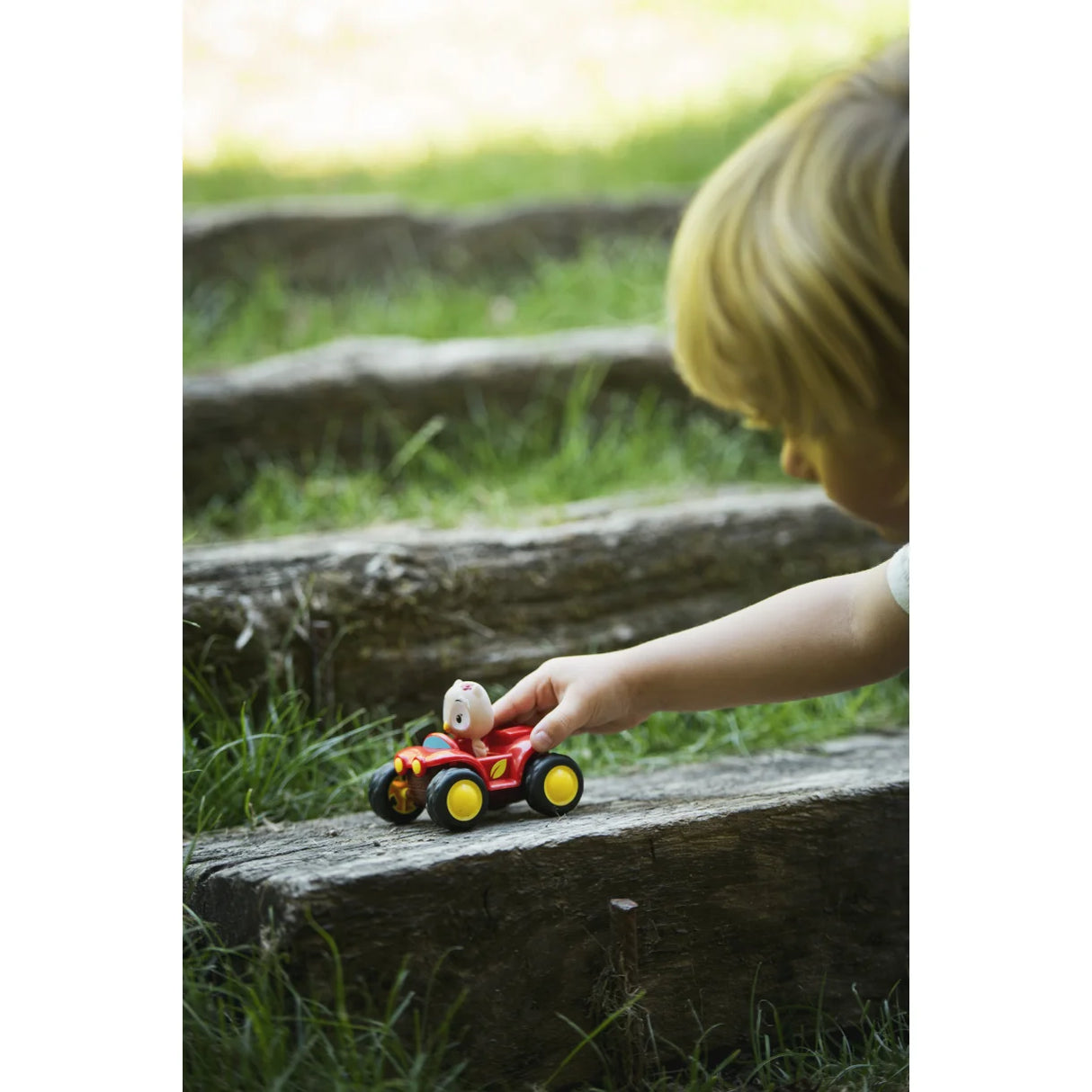 Timber Tots rød bil