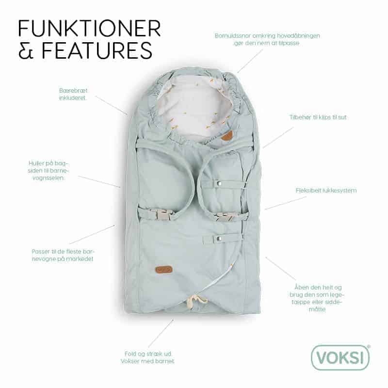 Voksi Carry dusty green / flying